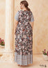 Boho Plus Size Fleur Maxi Dress For Women